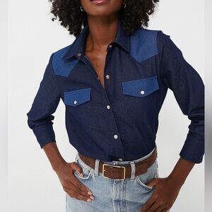 Tuckernuck Two-Tone Denim Button Down Shirt
